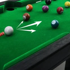 The Decor Haven Outdoor-Gadgets|Outdoor-Artikel-Mini-Billardtisch – Kompaktes Billardspiel für den Schreibtisch