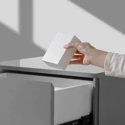 The Decor Haven Küche & Esszimmer-Mini-Clamshell-Aufbewahrungsbox – kompakter Organizer