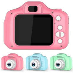 The Decor Haven Babyspielzeug-Mini-Digitalkamera für Kinder – Bunte Kompaktkamera für Kinder
