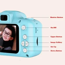 The Decor Haven Babyspielzeug-Mini-Digitalkamera für Kinder – Bunte Kompaktkamera für Kinder