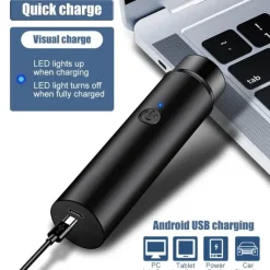 PureGlow Männerpflege|Körperpflege-Mini-Elektrorasierer – Kompaktes Gesichtspflegegerät