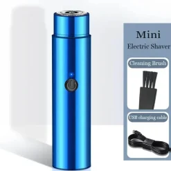 PureGlow Männerpflege|Körperpflege-Mini-Elektrorasierer – Kompaktes Gesichtspflegegerät