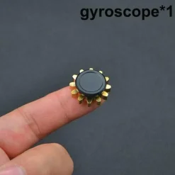 The Decor Haven Babyspielzeug-Mini-Fidget-Spinner aus Metall – Spielzeug zum Stressabbau