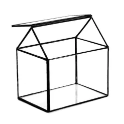 Willow u0026 Whim Wohndeko-Mini-Gewächshaus-Terrarium – Tisch-Pflanzendisplay