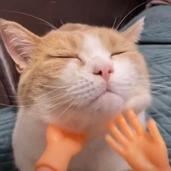 Furendo Haustierzubehör|Reinigungswerkzeuge Für Haustiere-Mini-Gummihände – lustiges interaktives Partyspielzeug