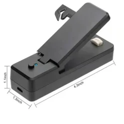 Tom Küche & Esszimmer-Mini-Heißsiegelgerät – wiederaufladbarer Küchenbeutelclip per USB