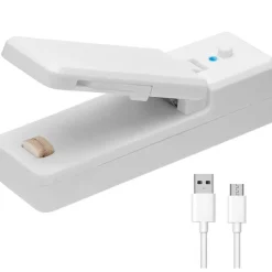 Tom Küche & Esszimmer-Mini-Heißsiegelgerät – wiederaufladbarer Küchenbeutelclip per USB