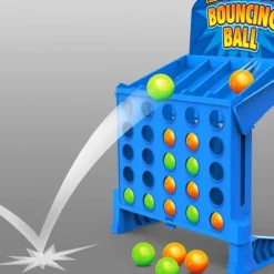 The Decor Haven Babyspielzeug-Mini-Hüpfballspiel – Lustiges Vier-Linien-Spielzeug