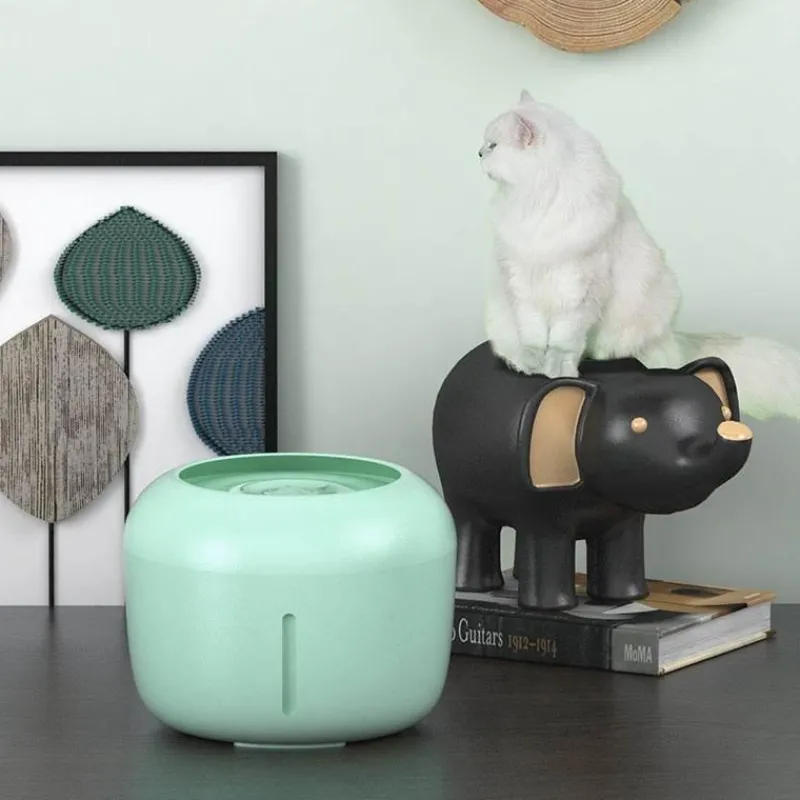 Furry Haven Haustierzubehör|Tierfütterung-Mini-Katzenbrunnen – Automatischer elektrischer Wasserspender für Haustiere