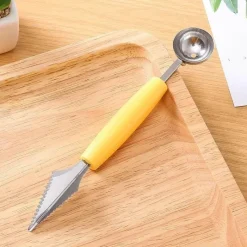 Tom Küche & Esszimmer-Mini-Küchenschaufel-Werkzeug – doppelseitiger Melonenlöffel, Eiscreme-Gadget