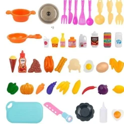 The Decor Haven Babyspielzeug-Mini-Küchenspielset für Kinder – lustiges Kochspielzeug für fantasievolles Spielen