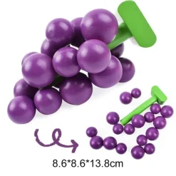 The Decor Haven Babyspielzeug-Mini-Küchen-Spielset mit Lebensmitteln – Kochspielzeug für Kinder