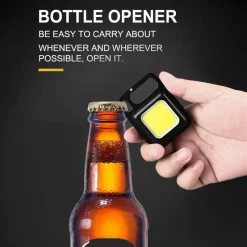 Roam Ready Outdoor-Artikel|Heimwerkzeuge-Mini-LED-Schlüsselanhänger-Taschenlampe – magnetisches Taschenlicht