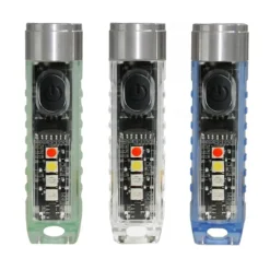 Roam Ready Camping-Werkzeuge|Outdoor-Artikel-Mini-LED-Schlüsselanhänger-Taschenlampe – tragbares Taschenlicht