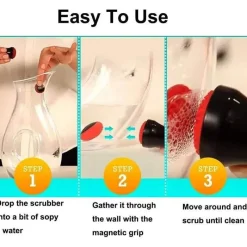 Deco Küche & Esszimmer-Mini-Magnet-Reinigungsbürste – Kompaktes Staubwerkzeug