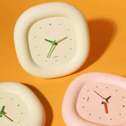 The Gilded Nest Wohndeko-Minimalistische Bubble-Wanduhr – Modernes Dekor für Zuhause