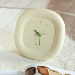 The Gilded Nest Wohndeko-Minimalistische Bubble-Wanduhr – Modernes Dekor für Zuhause