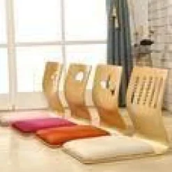 Comfort u0026 Style Möbel-Minimalistischer japanischer Stuhl ohne Beine – Moderne, zeitgenössische Sitzmöbel