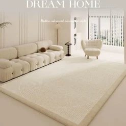 Warm Weaves Boden & Teppiche-Minimalistischer Plüsch-Teppich – Weicher Teppich für modernes Dekor