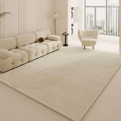 Warm Weaves Boden & Teppiche-Minimalistischer Plüsch-Teppich – Weicher Teppich für modernes Dekor