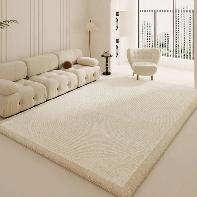 Warm Weaves Boden & Teppiche-Minimalistischer Plüsch-Teppich – Weicher Teppich für modernes Dekor