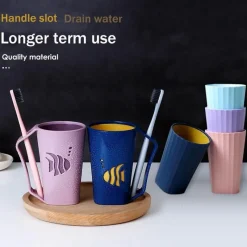 The Blissful Bath Badezimmer-Minimalistischer Zahnbürstenhalter – Badezimmeraccessoire im nordischen Design