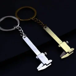 The Outdoor Vault Camping-Werkzeuge|Outdoor-Artikel-Mini-Messschieber als Schlüsselanhänger – kompaktes Präzisionsmesswerkzeug