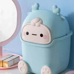 The Decor Haven Küche & Esszimmer|Gadgets Für Zuhause-Mini-Mülleimer - Lazy Penguin Bürodekor