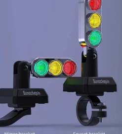 Decor Autozubehör|Automobilindustrie-Mini-Motorrad-Signalleuchte – Blinker im Ampel-Stil