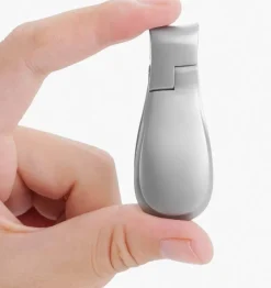 The Outdoor Vault Camping-Werkzeuge|Heimwerkzeuge-Mini-Nagelknipser aus Edelstahl – Tragbares Pflegewerkzeug