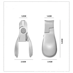 The Outdoor Vault Camping-Werkzeuge|Heimwerkzeuge-Mini-Nagelknipser aus Edelstahl – Tragbares Pflegewerkzeug