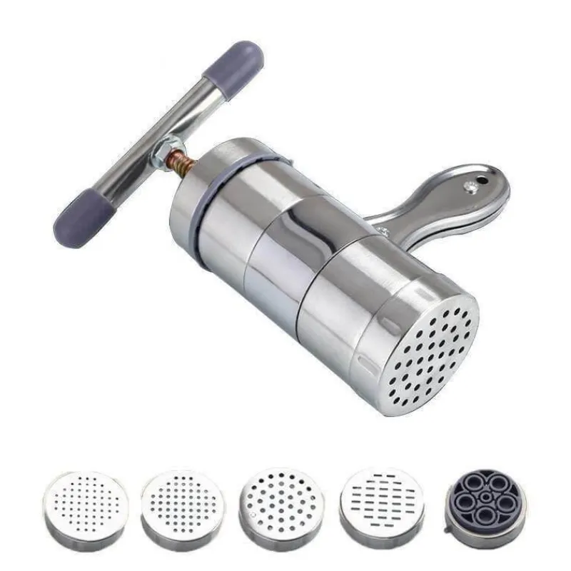 Deco Küche & Esszimmer-Mini-Nudelmaschine aus Edelstahl – Manuelle Nudelmaschine