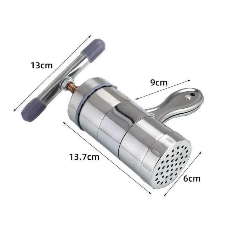 Deco Küche & Esszimmer-Mini-Nudelmaschine aus Edelstahl – Manuelle Nudelmaschine