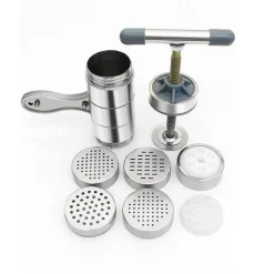 Deco Küche & Esszimmer-Mini-Nudelmaschine aus Edelstahl – Manuelle Nudelmaschine