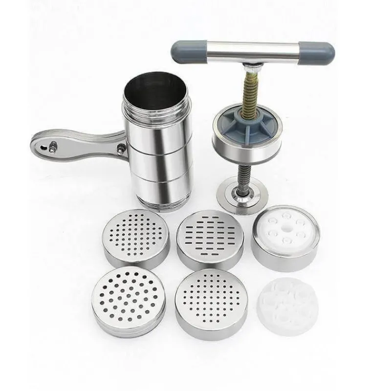 Deco Küche & Esszimmer-Mini-Nudelmaschine aus Edelstahl – Manuelle Nudelmaschine