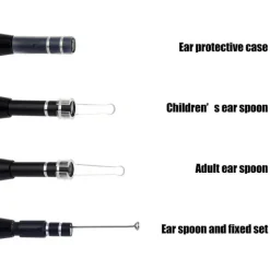 The Relaxation Nook Gesundheits-Gadgets|Gesundheits- Und Entspannungstools-Mini-Ohrreinigungskamera – visuelles Werkzeug zur Ohrenschmalzentfernung