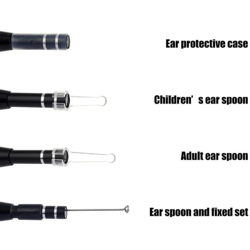 The Relaxation Nook Gesundheits-Gadgets|Gesundheits- Und Entspannungstools-Mini-Ohrreinigungskamera – visuelles Werkzeug zur Ohrenschmalzentfernung