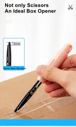 Roam Ready Outdoor-Artikel|Heimwerkzeuge-Mini-Papierschneider-Schere, faltbar, tragbar, sicheres Schneidewerkzeug