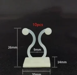 Adventure Basecamp Camping Im Freien|Outdoor-Artikel-Mini-Pflanzen-Wandclips – selbstklebende Pflanzenhalter für den Innenbereich