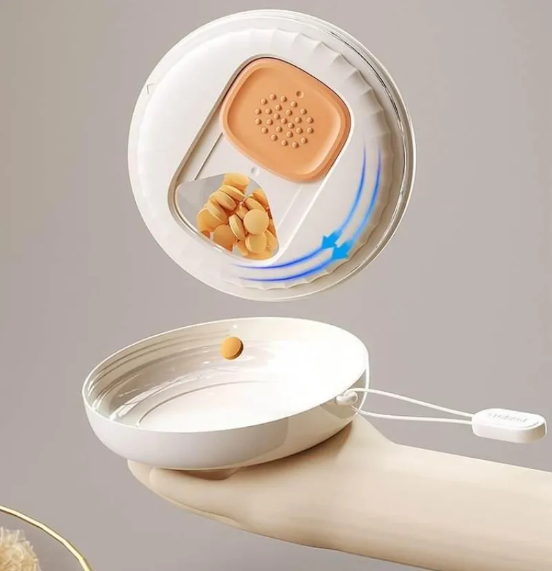 The Relaxation Nook Gesundheits-Gadgets|Gesundheits- Und Entspannungstools-Mini-Pillen-Organizer für die Reise – versiegeltes Medikamentenetui