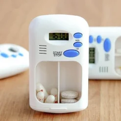 The Relaxation Nook Gesundheits-Gadgets|Gesundheits- Und Entspannungstools-Mini-Pillen-Organizer-Timer – Medikamenten-Erinnerungsbox