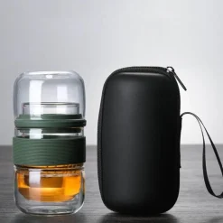 The Decor Haven Küche & Esszimmer|Outdoor-Artikel-Mini-Reiseteekanne – Hitzebeständige Teekanne für die Tasche