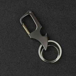 Cozy Living Camping-Werkzeuge|Camping Im Freien-Mini-Schlüsselanhänger-Flaschenöffnermesser - Faltbares Werkzeug