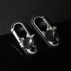 Gear Up u0026 Go Outdoor-Artikel|Outdoor-Gadgets-Mini-Schlüsselanhänger-Organizer aus Edelstahl – kompaktes Reisezubehör