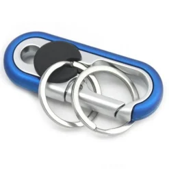 Gear Up u0026 Go Outdoor-Artikel|Outdoor-Gadgets-Mini-Schlüsselanhänger-Organizer aus Edelstahl – kompaktes Reisezubehör