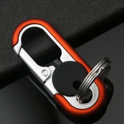 Gear Up u0026 Go Outdoor-Artikel|Outdoor-Gadgets-Mini-Schlüsselanhänger-Organizer aus Edelstahl – kompaktes Reisezubehör