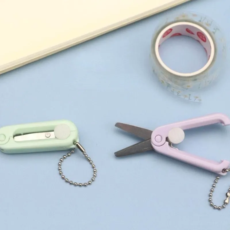 Roam Ready Outdoor-Artikel|Heimwerkzeuge-Mini-Schlüsselanhänger-Schere – Kompaktes Schneidewerkzeug für die Tasche