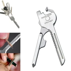 Roam Ready Outdoor-Artikel|Heimwerkzeuge-Mini-Schlüsselanhänger-Taschenwerkzeug – All-in-One-Multifunktionsgerät