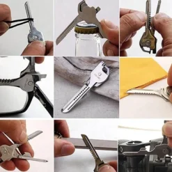 Roam Ready Outdoor-Artikel|Heimwerkzeuge-Mini-Schlüsselanhänger-Taschenwerkzeug – All-in-One-Multifunktionsgerät