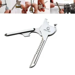 Roam Ready Outdoor-Artikel|Heimwerkzeuge-Mini-Schlüsselanhänger-Taschenwerkzeug – All-in-One-Multifunktionsgerät